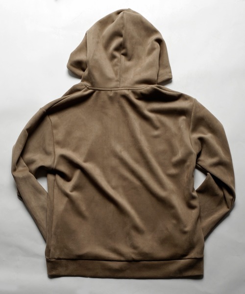 UNION STATION（ユニオンステーション）の「フェイクスエードポンチジップアップパーカ（パーカー・メンズ・ブラック/ベージュ/オフホワイト/ブルー・LL/S/M/L）」の13枚目の写真