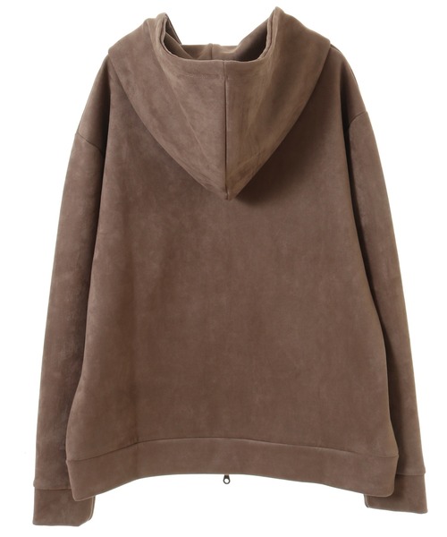 UNION STATION（ユニオンステーション）の「フェイクスエードポンチジップアップパーカ（パーカー・メンズ・ブラック/ベージュ/オフホワイト/ブルー・LL/S/M/L）」の21枚目の写真