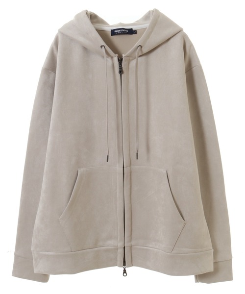 UNION STATION（ユニオンステーション）の「フェイクスエードポンチジップアップパーカ（パーカー・メンズ・ブラック/ベージュ/オフホワイト/ブルー・LL/S/M/L）」の20枚目の写真