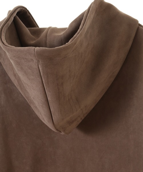 UNION STATION（ユニオンステーション）の「フェイクスエードポンチジップアップパーカ（パーカー・メンズ・ブラック/ベージュ/オフホワイト/ブルー・LL/S/M/L）」の14枚目の写真