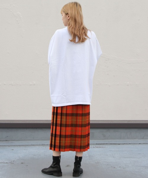 Goodwear(Since1983)(グッドウェア)の「Goodwear/グッドウェア ロングスリーブポケットTEEビッグ LONGSLEEVE POCKET TEE BIG(Tシャツ/カットソー・レディース・ホワイト/パープル/ナチュラル/スミクロ・XXL)」の10枚目の写真