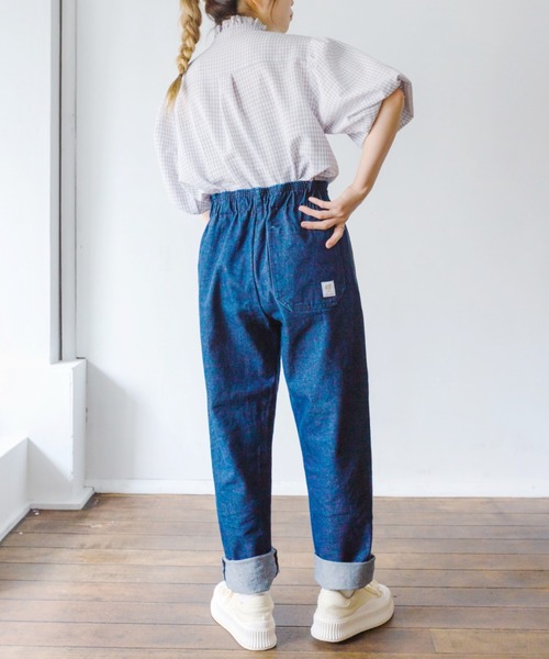 nemne store(ネンネストア)の「マカロンを焼くアシメフリルシャツ(シャツ/ブラウス・レディース・ベージュ/オフホワイト/チェック・フリー)」の18枚目の写真