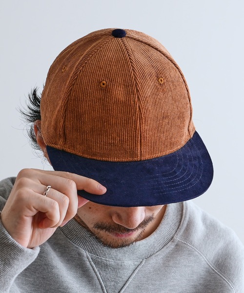 CIAOPANIC TYPY(チャオパニックティピー)の「配色コーデュロイキャップ(キャップ・メンズ・ブラック/ベージュ/カーキ・ONE SIZE)」の1枚目の写真