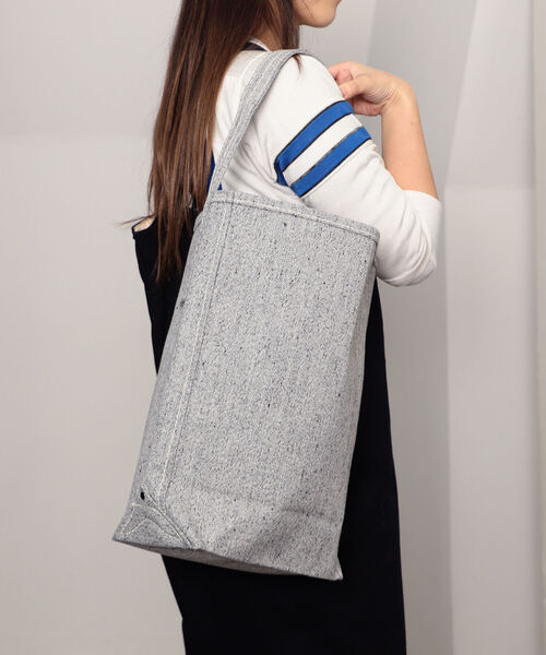 TEMBEA（テンベア）の「TEMBEA / PAINTER TOTE ONE (杢)（トートバッグ・メンズ・チャコールグレー/グレー・ONE SIZE）」の12枚目の写真