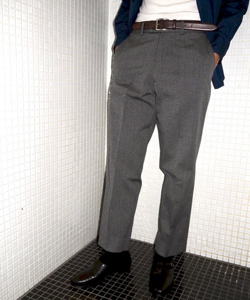 ALLEGE（アレッジ）の「ALLEGE Ankle Slacks (ALSTN-PT01)（スラックス・メンズ・ブラック/ブラウン・2/4/3）」の2枚目の写真