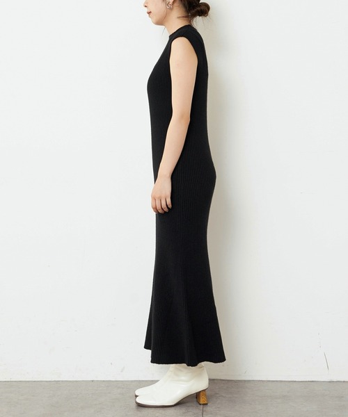 natural couture（ナチュラルクチュール）の「【WEB限定】セットアップガーリーニットワンピース Sサイズ（ワンピース・レディース・ブラック/テラコッタ/モカ/ナチュラル・SMALL）」の11枚目の写真