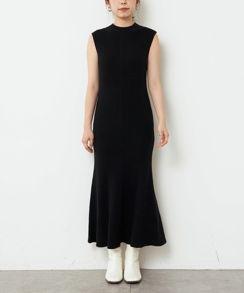 natural couture（ナチュラルクチュール）の「【WEB限定】セットアップガーリーニットワンピース Sサイズ（ワンピース・レディース・ブラック/テラコッタ/モカ/ナチュラル・SMALL）」の15枚目の写真