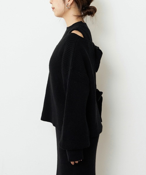 natural couture（ナチュラルクチュール）の「【WEB限定】セットアップガーリーニットワンピース Sサイズ（ワンピース・レディース・ブラック/テラコッタ/モカ/ナチュラル・SMALL）」の20枚目の写真