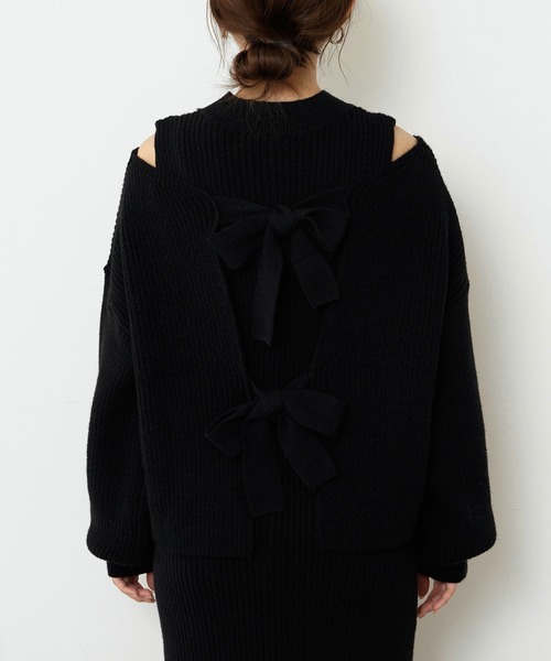 natural couture（ナチュラルクチュール）の「【WEB限定】セットアップガーリーニットワンピース Sサイズ（ワンピース・レディース・ブラック/テラコッタ/モカ/ナチュラル・SMALL）」の16枚目の写真