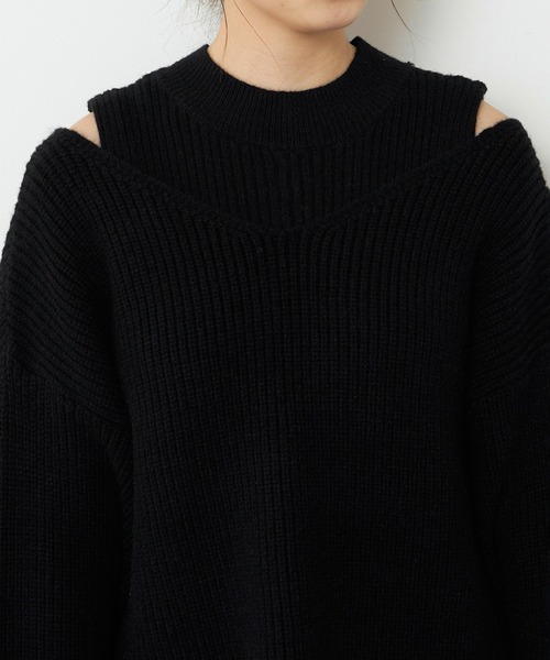 natural couture（ナチュラルクチュール）の「【WEB限定】セットアップガーリーニットワンピース Sサイズ（ワンピース・レディース・ブラック/テラコッタ/モカ/ナチュラル・SMALL）」の12枚目の写真