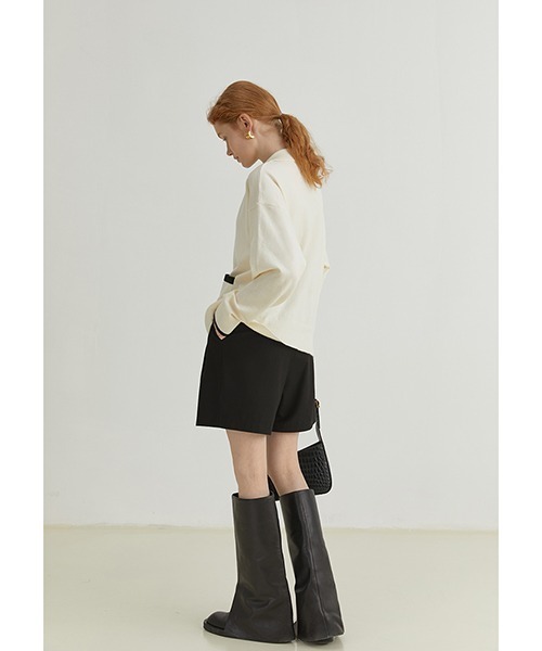 Fano Studios(ファノ ストゥディオズ)の「【Fano Studios】Open collar sweater FQ21S061(ニット/セーター・レディース・アイボリー・S/M/L)」の3枚目の写真