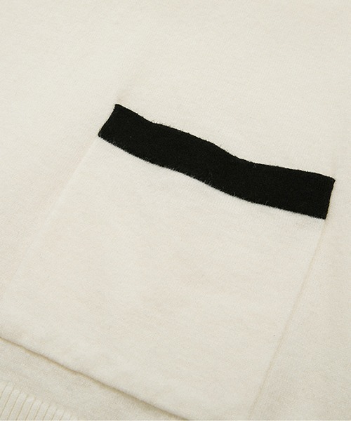 Fano Studios(ファノ ストゥディオズ)の「【Fano Studios】Open collar sweater FQ21S061(ニット/セーター・レディース・アイボリー・S/M/L)」の13枚目の写真