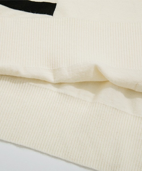 Fano Studios(ファノ ストゥディオズ)の「【Fano Studios】Open collar sweater FQ21S061(ニット/セーター・レディース・アイボリー・S/M/L)」の14枚目の写真