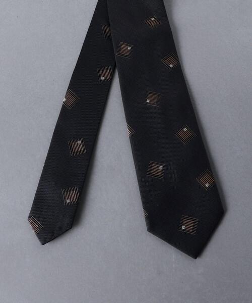 UNITED ARROWS（ユナイテッドアローズ）の「＜UNITED ARROWS＞ジャガード コモン タイ（ネクタイ・メンズ・ブラック/ネイビー・FREE）」の5枚目の写真