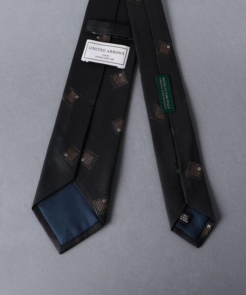 UNITED ARROWS（ユナイテッドアローズ）の「＜UNITED ARROWS＞ジャガード コモン タイ（ネクタイ・メンズ・ブラック/ネイビー・FREE）」の4枚目の写真