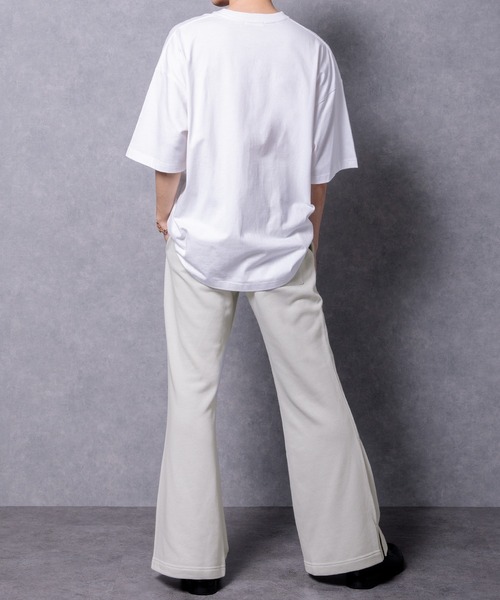 Adoon plain(アドーンプレーン)の「【Adoon plain】スウェットフレアパンツ(スウェットパンツ・メンズ・ブラック/グリーン/グレー・LARGE/MEDIUM)」の15枚目の写真