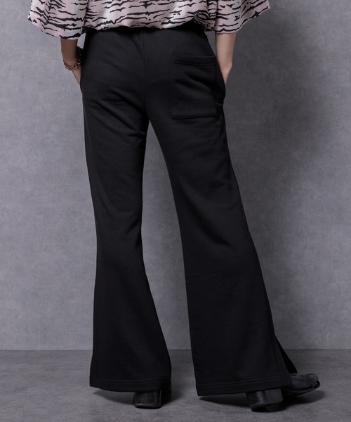 Adoon plain(アドーンプレーン)の「【Adoon plain】スウェットフレアパンツ(スウェットパンツ・メンズ・ブラック/グリーン/グレー・LARGE/MEDIUM)」の7枚目の写真