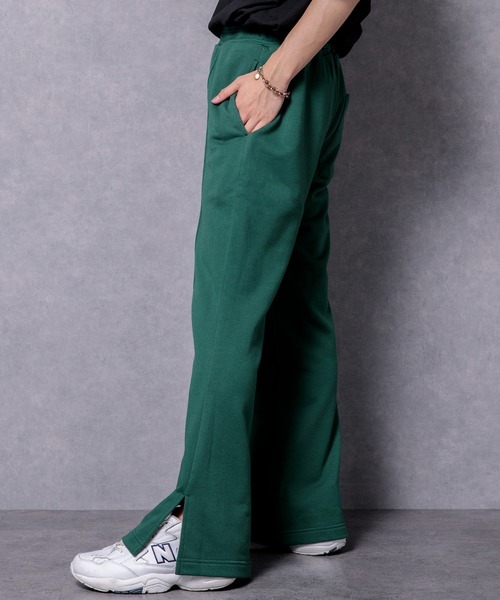 Adoon plain(アドーンプレーン)の「【Adoon plain】スウェットフレアパンツ(スウェットパンツ・メンズ・ブラック/グリーン/グレー・LARGE/MEDIUM)」の9枚目の写真