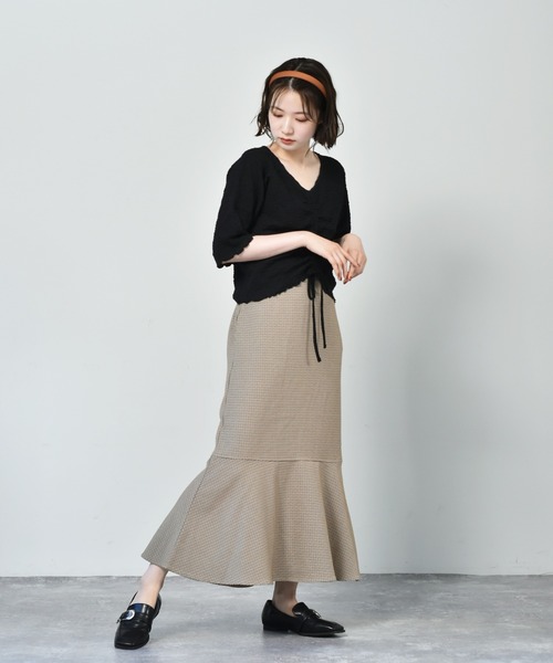 RETRO GIRL（レトロガール）の「アソートマーメイドスカート（スカート・レディース・アイボリー/ブラック/ブラウン系その他/イエロー系その他/ブラック系その他/ブラウン系その他2/ダークブラウン・FREE）」の11枚目の写真