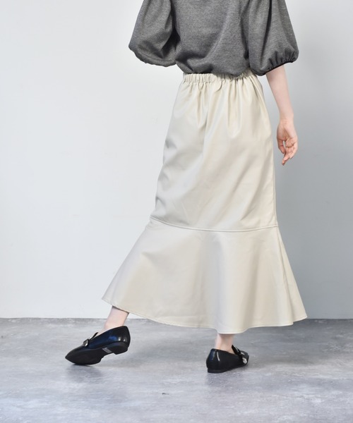 RETRO GIRL（レトロガール）の「アソートマーメイドスカート（スカート・レディース・アイボリー/ブラック/ブラウン系その他/イエロー系その他/ブラック系その他/ブラウン系その他2/ダークブラウン・FREE）」の9枚目の写真