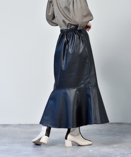 RETRO GIRL（レトロガール）の「アソートマーメイドスカート（スカート・レディース・アイボリー/ブラック/ブラウン系その他/イエロー系その他/ブラック系その他/ブラウン系その他2/ダークブラウン・FREE）」の16枚目の写真