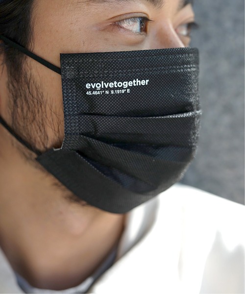 evolvetogether（イボルブトゥギャザー）の「【evolvetogether / イヴォルブトゥギャザー】 MILAN 30FACE MASKS（マスク・メンズ・ブラック・FREE）」の3枚目の写真