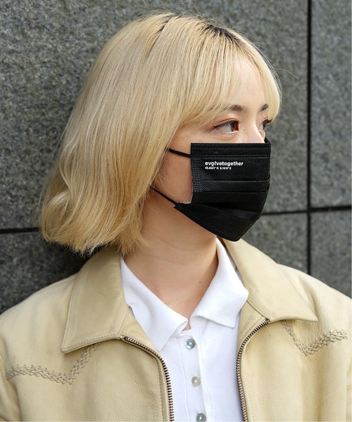 evolvetogether（イボルブトゥギャザー）の「【evolvetogether / イヴォルブトゥギャザー】 MILAN 30FACE MASKS（マスク・メンズ・ブラック・FREE）」の5枚目の写真