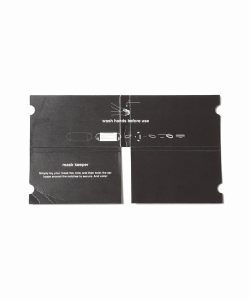 evolvetogether（イボルブトゥギャザー）の「【evolvetogether / イヴォルブトゥギャザー】 MILAN 30FACE MASKS（マスク・メンズ・ブラック・FREE）」の14枚目の写真