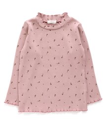 ヴィンテージ小花柄テレコ長袖Tシャツ