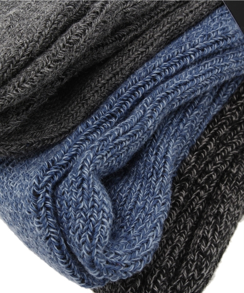 HANES(ヘインズ)の「3足1組 ヘインズ ライン入り パイルソックス Hanes HALF PILE 3P SOCKS HMS201(ソックス/靴下・メンズ・ホワイト/ブラック/グレー・MEDIUM)」の5枚目の写真