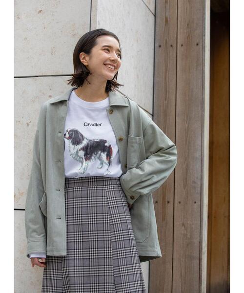 info. BEAUTY&YOUTH（インフォビューティアンドユース）の「【WEB限定】＜info. BEAUTY&YOUTH＞ ドッグ プリント カットソー（Tシャツ/カットソー・メンズ・その他3/その他2/その他1・S/M/L）」の13枚目の写真