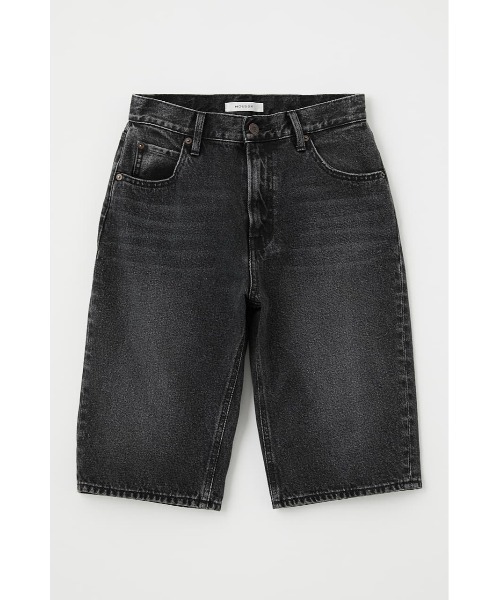MOUSSY（マウジー）の「DENIM HALF パンツ（デニムパンツ・レディース・ライトブラック・2/0/1）」の6枚目の写真