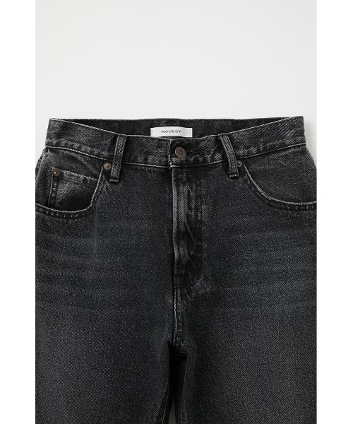 MOUSSY（マウジー）の「DENIM HALF パンツ（デニムパンツ・レディース・ライトブラック・2/0/1）」の8枚目の写真