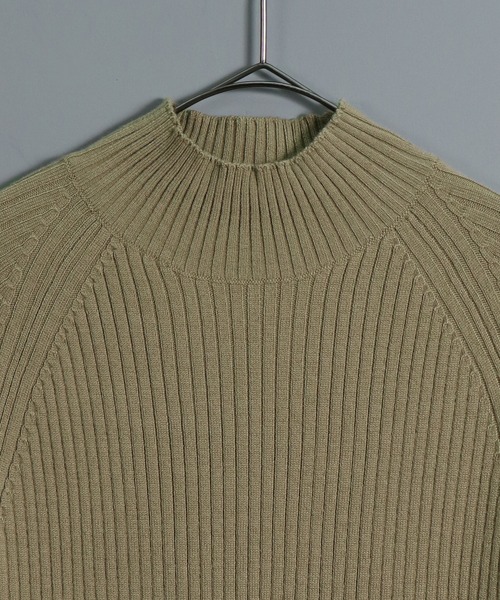 &g'aime(アンジェム)の「【&g’aime】ウォッシャブルウールリブニット(ニット/セーター・レディース・ブラック/カーキ/ライトグレー/ブラウン・FREE)」の8枚目の写真