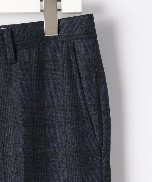 green label relaxing(グリーンレーベルリラクシング)の「<CANONICO(カノニコ)>フラノチェック RG ノープリーツ スーツパンツ(スーツパンツ・メンズ・ネイビー・80cm/76cm/92cm/88cm/84cm/72cm)」の10枚目の写真