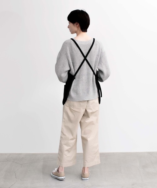 COCO WALK（ココウォーク）の「COCOWALK:親子シェアエプロン（エプロン・レディース・ブラック/ナチュラル/カーキ・FREE）」の11枚目の写真