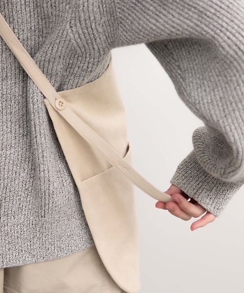 COCO WALK（ココウォーク）の「COCOWALK:親子シェアエプロン（エプロン・レディース・ブラック/ナチュラル/カーキ・FREE）」の17枚目の写真