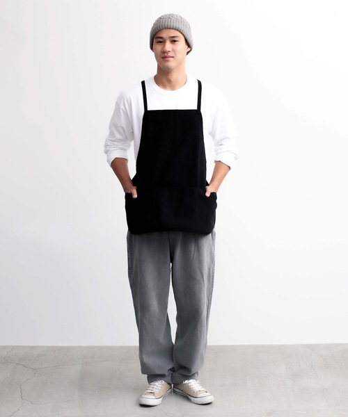 COCO WALK（ココウォーク）の「COCOWALK:親子シェアエプロン（エプロン・レディース・ブラック/ナチュラル/カーキ・FREE）」の20枚目の写真