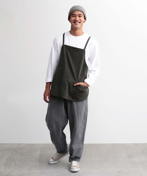 COCO WALK（ココウォーク）の「COCOWALK:親子シェアエプロン（エプロン・レディース・ブラック/ナチュラル/カーキ・FREE）」の19枚目の写真