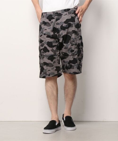 A BATHING APE(アベイシングエイプ)の「URSUS MILITARY SHORTS M(その他パンツ・メンズ・ブラック/オリーブ・LARGE/MEDIUM/SMALL/X-LARGE/XX-LARGE)」の13枚目の写真