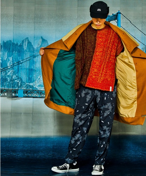 AlexanderLeeChang（アレキサンダーリーチャン）の「AlexanderLeeChang/アレキサンダーリーチャン SAKASAMA LONG P COAT サカサマロングピーコート　AC032106（ピーコート・メンズ・ベージュ/ネイビー/グレー・2/3）」の19枚目の写真