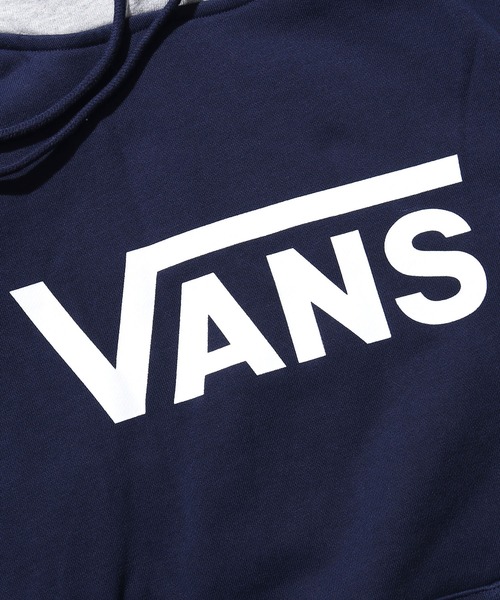 VANS（バンズ）の「VANS/ヴァンズ M VANS Switch Hoodie Sweat フロントロゴ フーディー（パーカー・メンズ・ホワイト/ベージュ/ネイビー・M/L/XL）」の7枚目の写真