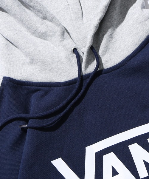 VANS（バンズ）の「VANS/ヴァンズ M VANS Switch Hoodie Sweat フロントロゴ フーディー（パーカー・メンズ・ホワイト/ベージュ/ネイビー・M/L/XL）」の13枚目の写真
