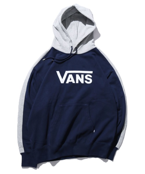 VANS（バンズ）の「VANS/ヴァンズ M VANS Switch Hoodie Sweat フロントロゴ フーディー（パーカー・メンズ・ホワイト/ベージュ/ネイビー・M/L/XL）」の12枚目の写真