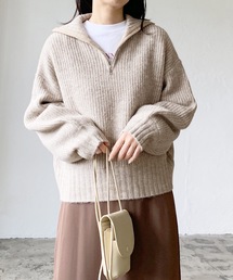 LIAN | ハーフジップニットプルオーバー(ニット/セーター)