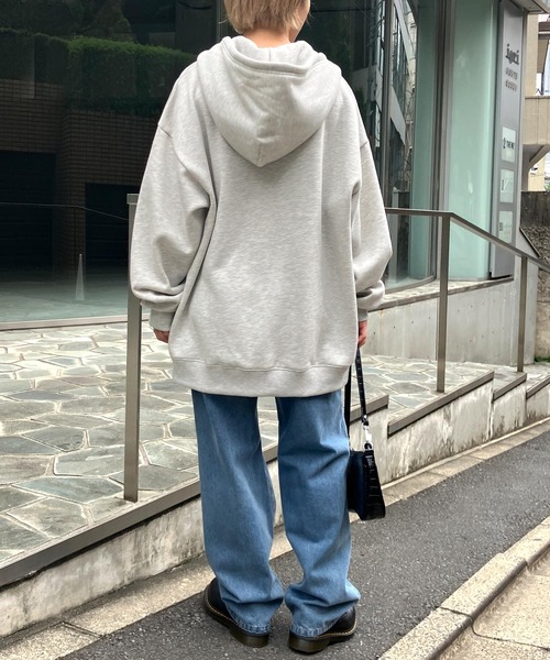 Snap スナップオン snap-on ジップアップパーカー 裏地起毛 グレー 