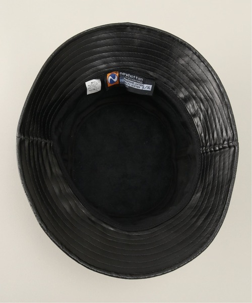 newhattan(ニューハッタン)の「【NEW HATTAN/ニューハッタン】レザーバケットハット(ハット・メンズ・その他・FREE)」の3枚目の写真