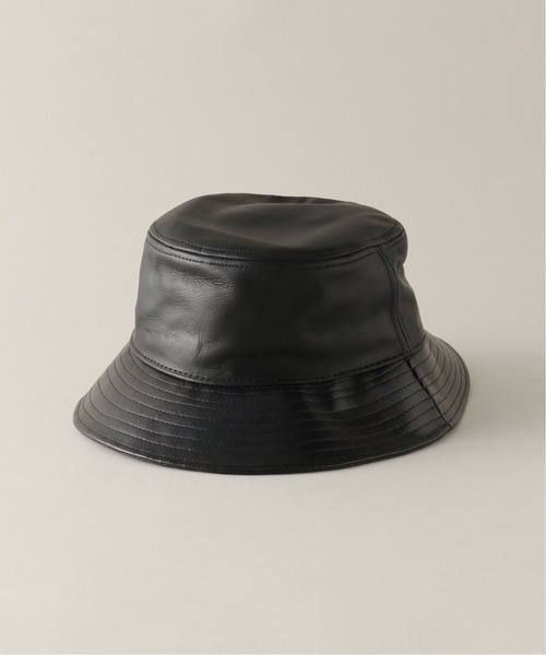 newhattan(ニューハッタン)の「【NEW HATTAN/ニューハッタン】レザーバケットハット(ハット・メンズ・その他・FREE)」の6枚目の写真