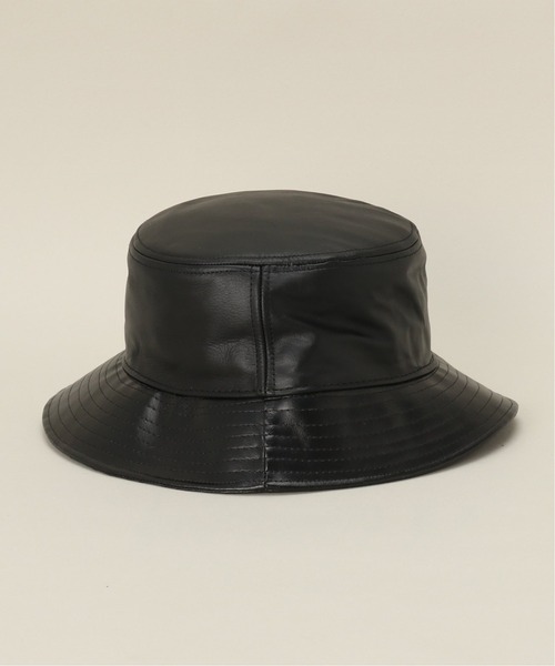 newhattan(ニューハッタン)の「【NEW HATTAN/ニューハッタン】レザーバケットハット(ハット・メンズ・その他・FREE)」の8枚目の写真