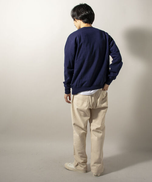 GEVACO（ゲバコ）の「【GEVACO/ゲバコ】ワンポイント クルーネックスウェット（スウェット・メンズ・ネイビー/グレー/オフホワイト・MEDIUM/LARGE）」の20枚目の写真
